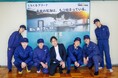 【鳥羽商船高専】ネーミングライツ事業による第二体育館の愛称「とらくる(TRANS-Crew)アリーナ」でお披露目撮影会を実施しました