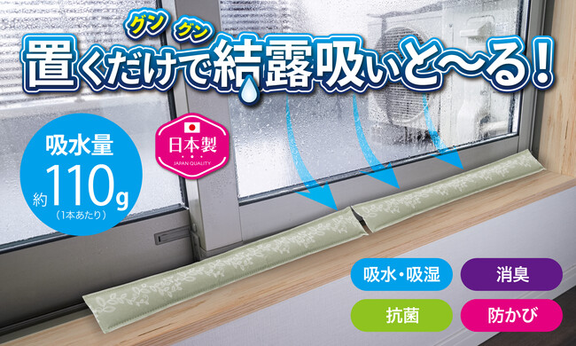 湿気・カビ対策に！置くだけで結露を吸いとる除湿スティック：時事ドットコム