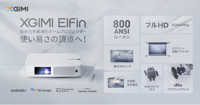 スマートプロジェクターメーカー「XGIMI」8月15日（日）発売の「XGIMI Elfin」製品画像を新たに公開 | XGIMI株式会社のプレスリリース