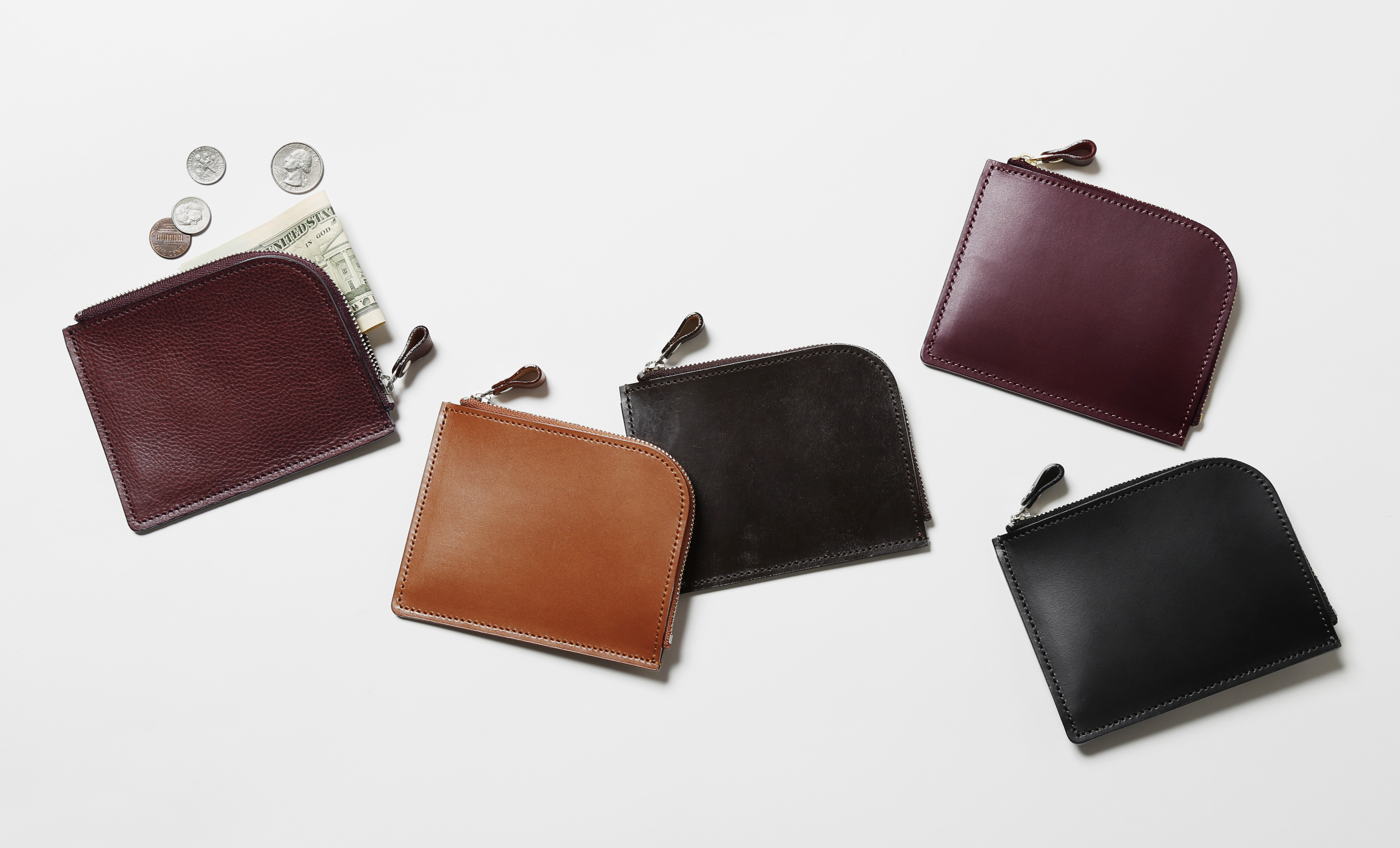 土屋鞄】定番人気のミニ財布「Lファスナー」、革と色を変えて限定 ...