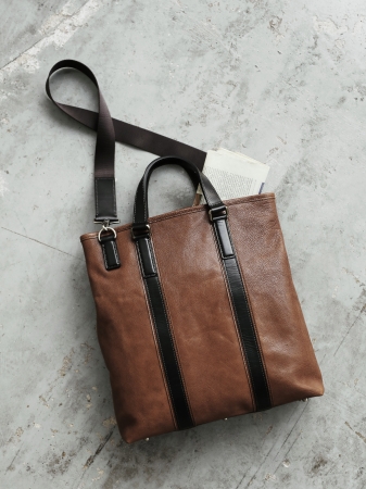 【美品】土屋鞄　アルマス　ビジネス　トートバッグ　限定色ブラウン