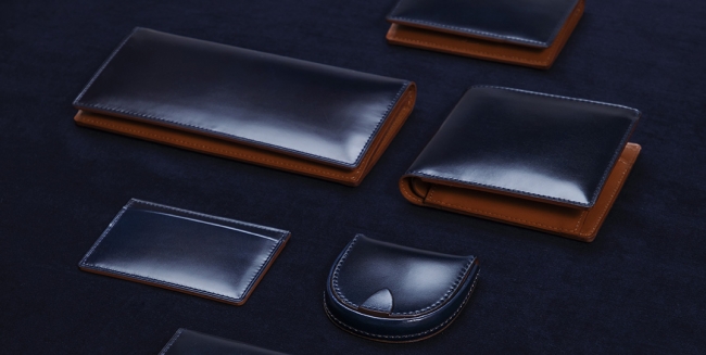 土屋鞄 美しい革が人気の コードバン シリーズに限定色 ブルー 登場 財布 名刺入れなど革小物全6型 土屋鞄製造所のプレスリリース
