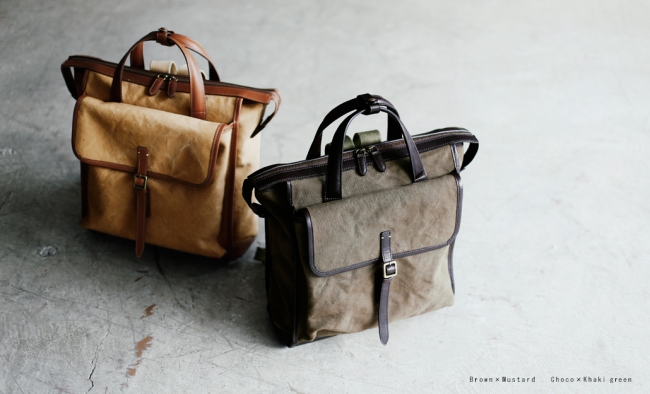 夏を軽やかに。土屋鞄・夏限定レザーキャンバスバッグ 6月21日発売！ ～ 倉敷、京都、広島の職人の技術を繋ぎあわせた 、特別仕立てのバッグをお