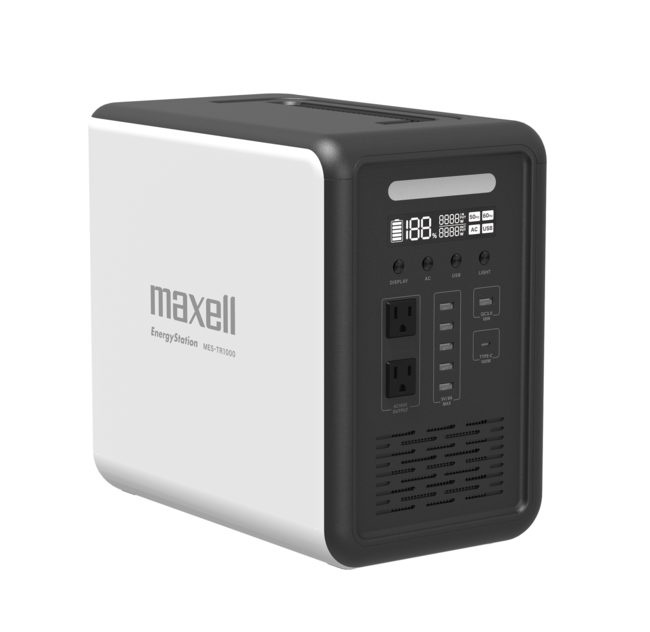 【新品】定価12万円 maxellポータブル電源MES-TR470 充電器　高価