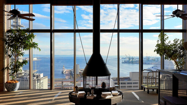 オリエンタルホテル神戸　最上階からの眺望