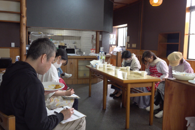 南伊豆での試食会の様子