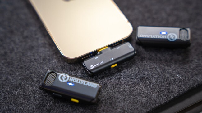 プラグインで録音できるiPhone・Android向けワイヤレスマイクシステム