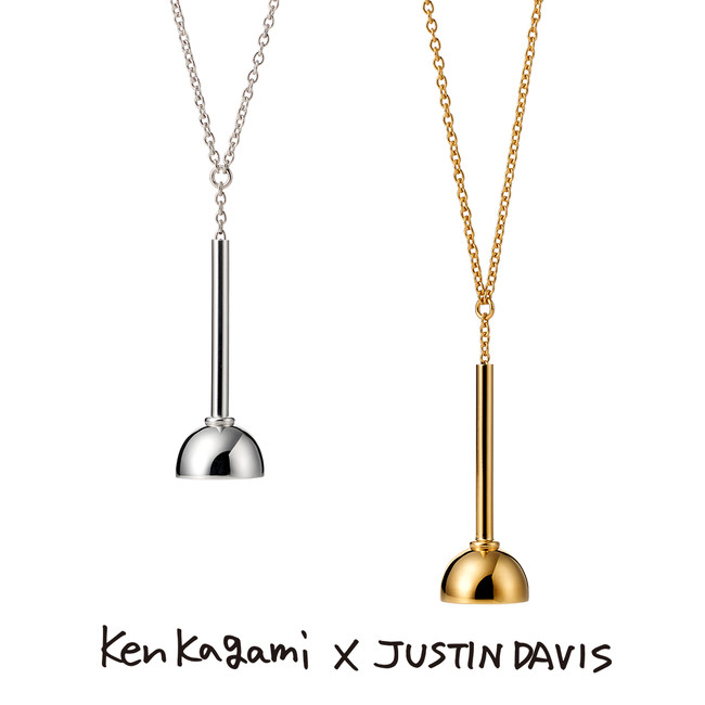 TOILET PLUNGER Necklace SILVER  SILVER(GOLD FINISH) 40,45,50cm ¥27,500