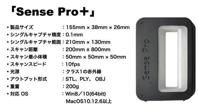 スキャン精度は0.1mm！誰でも簡単にプロ並みの高精度3Dデータ化が可能