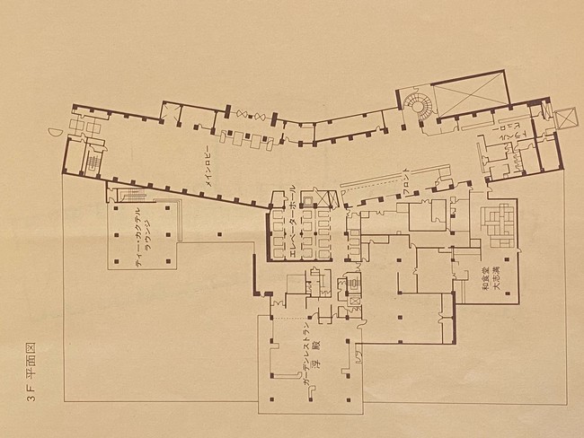 開業時のフロア図