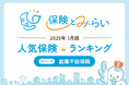 総合保険サイト「保険とみらい」、2025年3月版「人気の保険ランキング」を発表