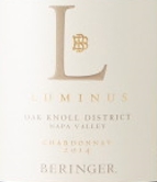 Beringer LUMINUS Chardonnay　