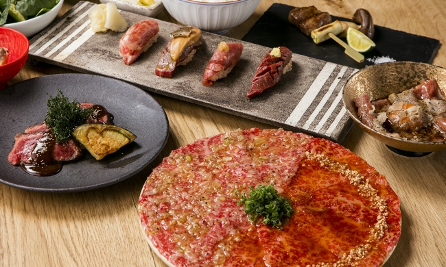Kintanが 牛肉寿司 をメインに業態リニューアル 肉寿司 Kintanコレド室町 株式会社 カルネヴァーレのプレスリリース