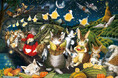 やのまんオリジナルイラスト「アートミクスチャー」シリーズから、わちふぃーるど『カシガリ山の収穫祭』の500ピースジグソーパズルが発売！