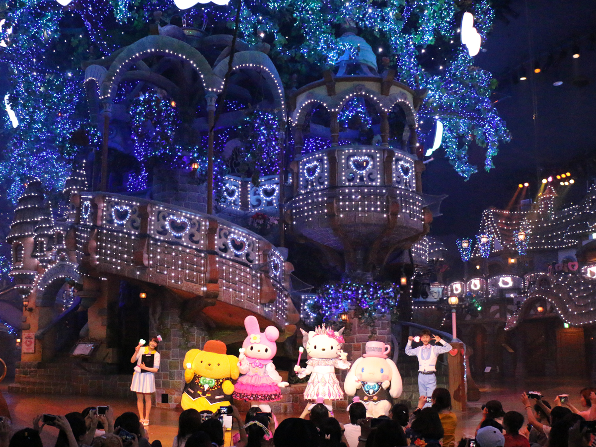 夏祭り In サンリオ ピューロランド を本日初お披露目 屋内型イルミネーション国内最大級ピューロランド史上最高50万球が輝く 夏イルミ 初点灯に歓声 株式会社サンリオ エンターテイメントのプレスリリース