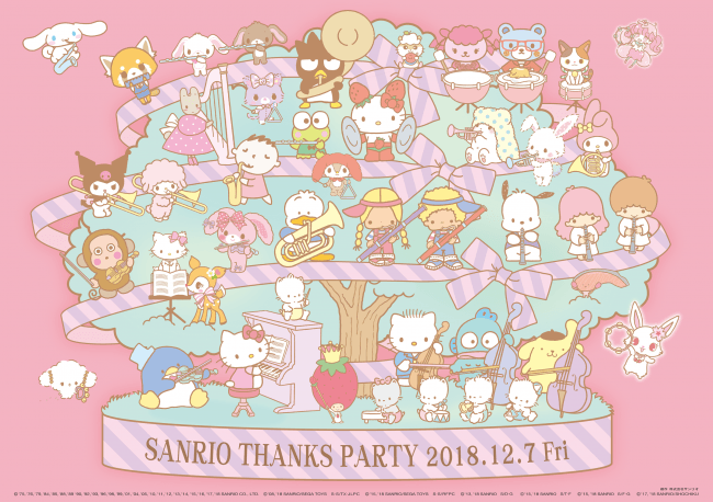 サンリオの2つのテーマパーク サンリオピューロランド ハーモニーランド Sanrio Thanks Party 18 開催のお知らせ 企業リリース 日刊工業新聞 電子版