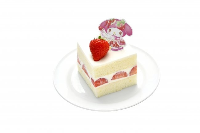 マイメロディのストロベリーショートケーキ（700円）