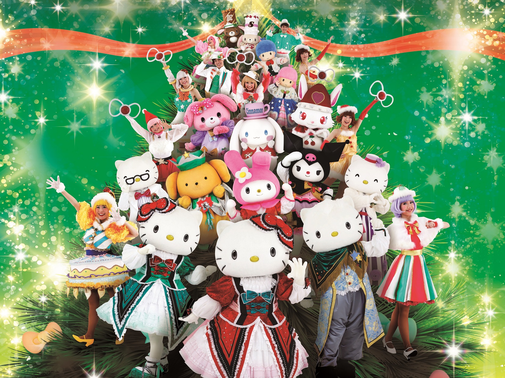 珍しい hallmark社 ルーシー ライトアップ ミュージック クリスマス 置物