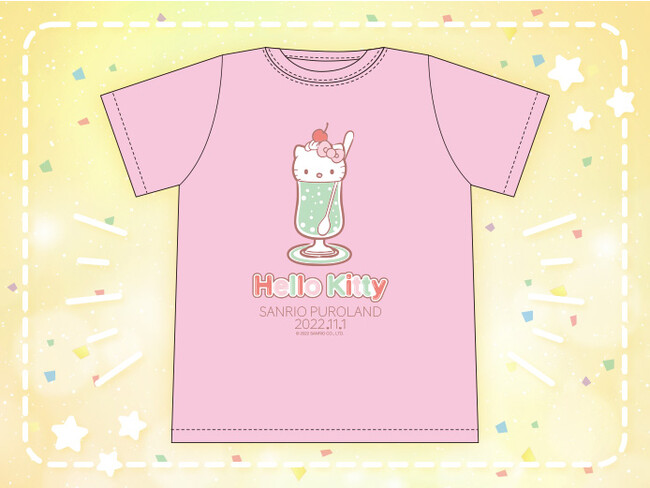 ▲バースデーライブ限定色のオリジナルTシャツ（イメージ）