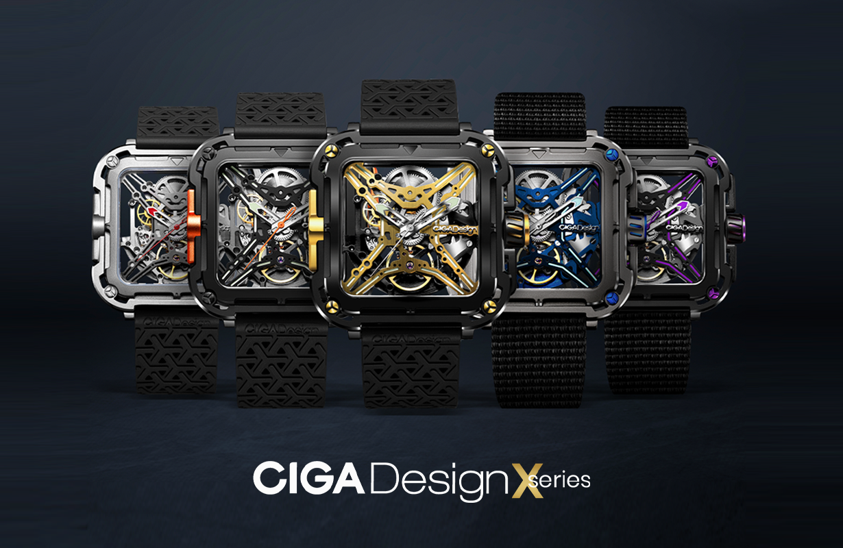 世界で累計売上1億円突破、フルスケルトン機械式腕時計CIGA Design X 