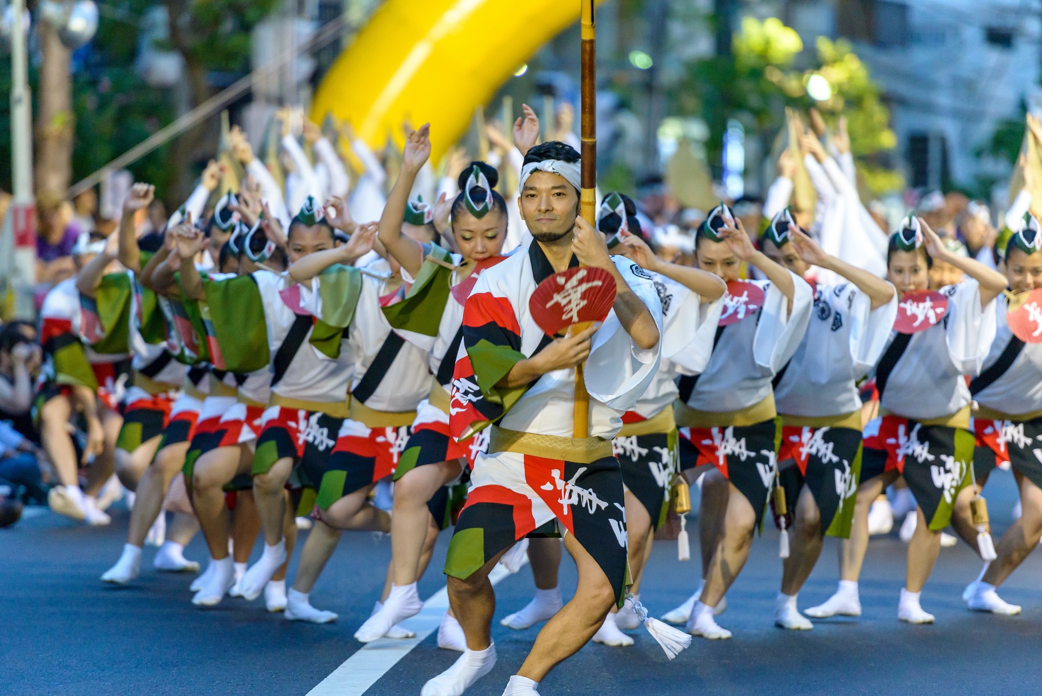 日本三大阿波おどり 東京高円寺阿波おどり をj Comが生中継 アプリでライブ配信 番組ゲスト 具志堅用高さんが阿波おどり の連に参加 J Comのプレスリリース