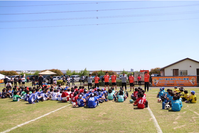 100名を越す少年少女に参加いただきました 100名を越す少年少女に参加いただきました