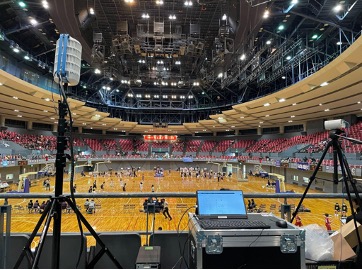 ▲撮影の様子 ▲撮影の様子