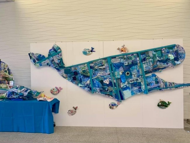 海ゴミや漁網がクジラのアートに変身 Sdgsアート展を開催 株式会社watasuのプレスリリース