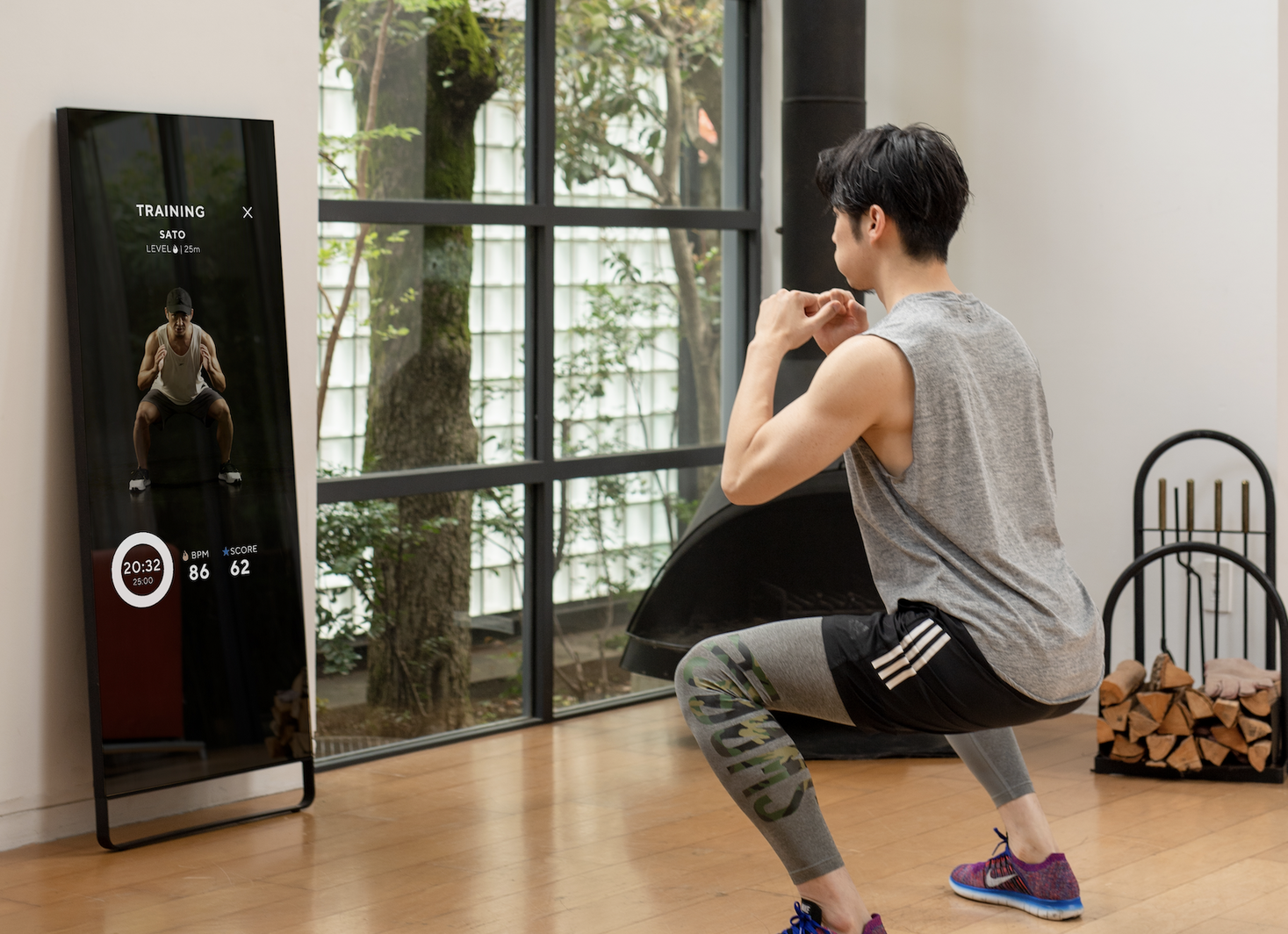 フィットネスミラー Fitness Mirror TE-630 - トレーニング用品