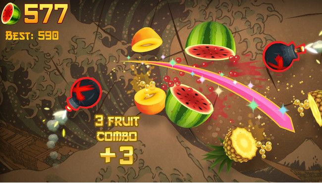 Halfbrick Studios が贈る “Fruit Ninja Classic” では、自分のやり方で果物を切り刻んで高得点を目指します。