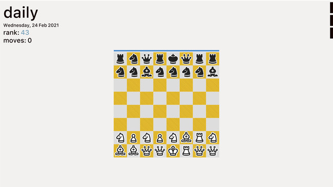 Zach Gage 作品の “Really Bad Chess” なら、チェスの上級者も初心者も、新しいタイプのチャレンジに挑めます。