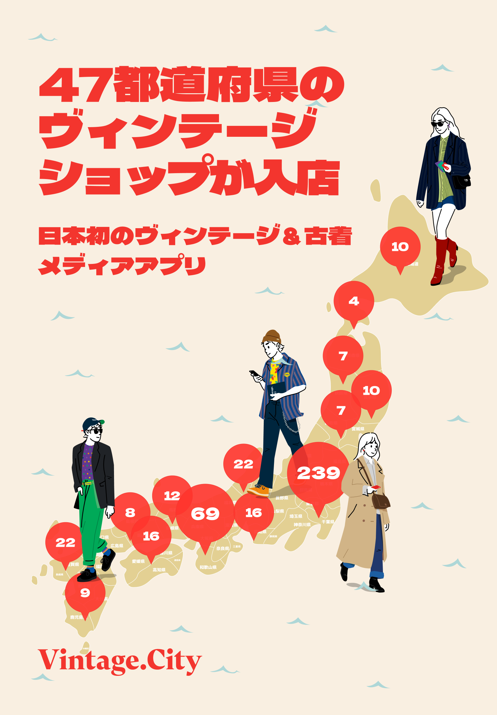 日本初のヴィンテージ・ファッション・アプリ「Vintage.City」ローンチ
