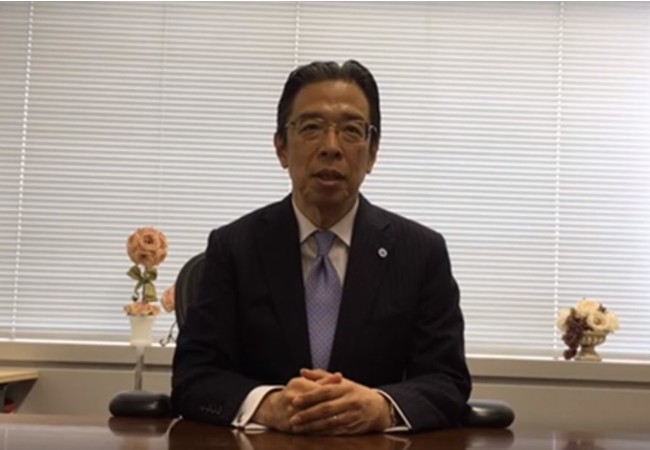 代表取締役社長の吉田 浩によるビデオメッセージ