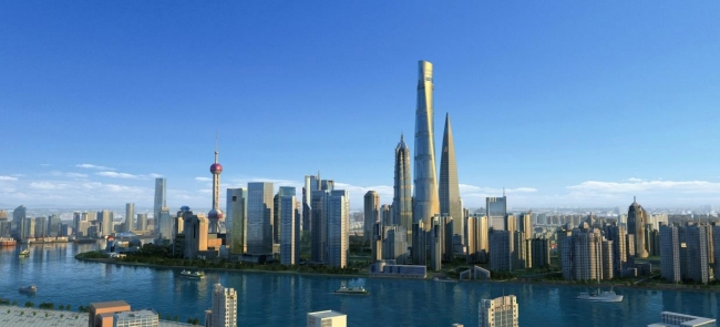 中国国内の超高層ビルとして初めてダブルでグリーンビル認証を取得した上海タワー