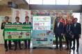 みちのくコカ・コーラボトリング、「チャグチャグ馬コを未来に残す支援自動販売機」の第一号機を設置