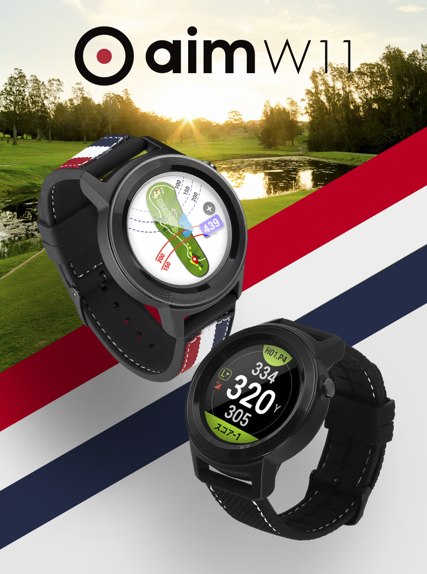 aim w10 GPS ウォッチ GOLF BUDDY - ラウンド用品・アクセサリー