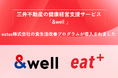 【eatas株式会社】食生活改善の効果を“数値で可視化”する健康経営支援｜三井不動産の健康経営支援サービス「&well 」にて提供