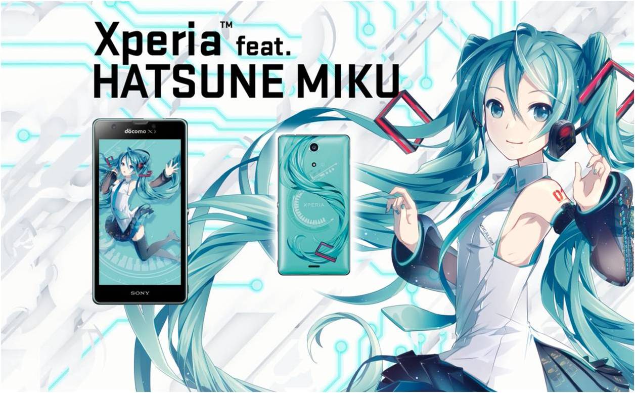 Xperiatm 初音ミク コラボスマートフォン Xperiatm Feat Hatsune Miku 予約詳細発表 Find Your Miku Projectのプレスリリース