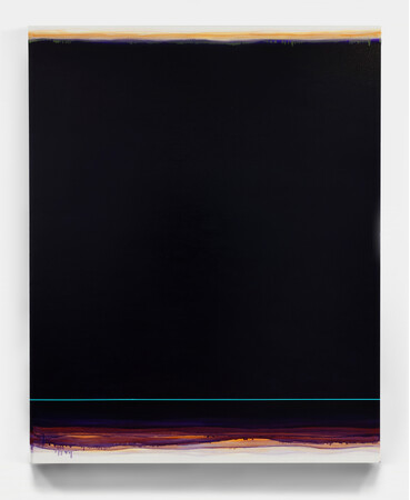 フランシス真悟 Francis Shingo , Infinite Space (Ultraviolet) . 2022. Oil on linen . 162 x 130 cm