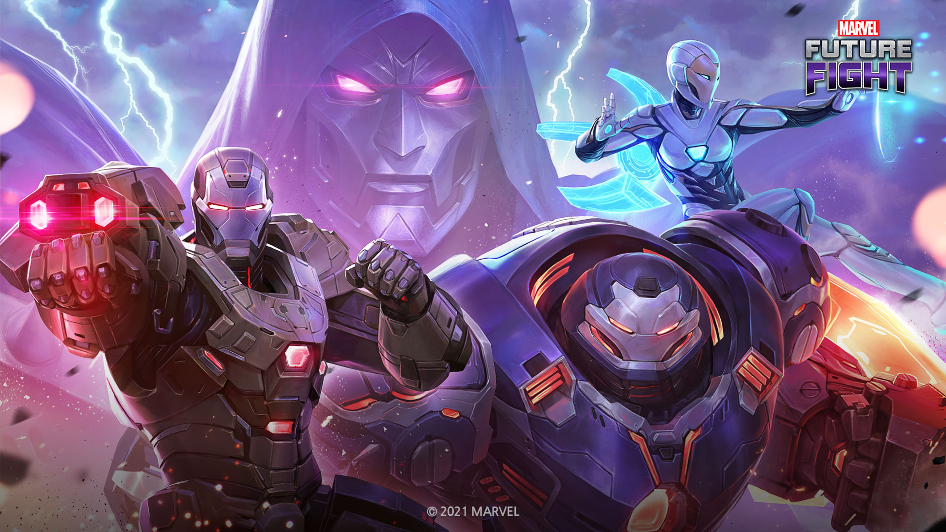マーベル フューチャーファイト ロボットの支配から人類を守るため 武装したスーパーヒーローが立ち向かう ネットマーブルのプレスリリース