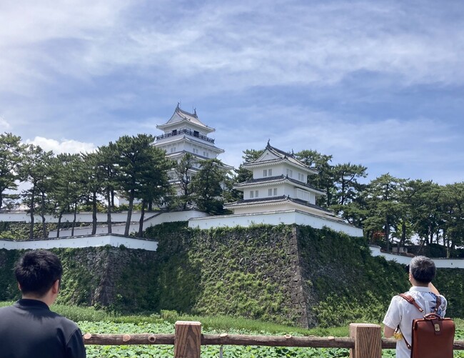 島原城への事前取材