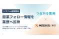 服薬フォローを提供する「つながる薬局」、薬剤師の負担軽減と迅速な患者情報の記録実現へ。クラウド型電子薬歴「MEDIXS 薬歴」との連携で最新の薬歴情報に基づいたきめ細やかな服薬指導を後押し