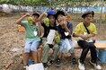 【こどもの休日の過ごし方】秋の高級食材・シャインマスカットを収穫しよう！秋の１dayキャンプ～シャインマスカット狩り＆うどん作り＆マス釣り編～