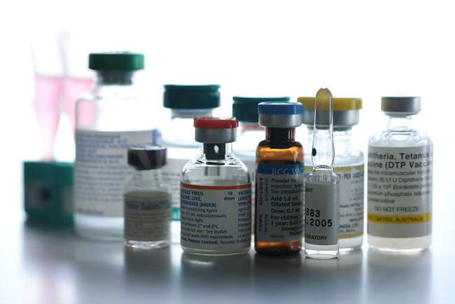 BCGを含む各種ワクチン