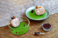 \秋限定/宇治抹茶ブランド『抹茶共和国 Matcha Republic』に“抹茶×マロン”スイーツ《濃茶&栗ボンボローニ》《濃茶&小豆ボンボローニ》が新登場!大人気ドリンクの抹茶ラテや清水と一緒に!
