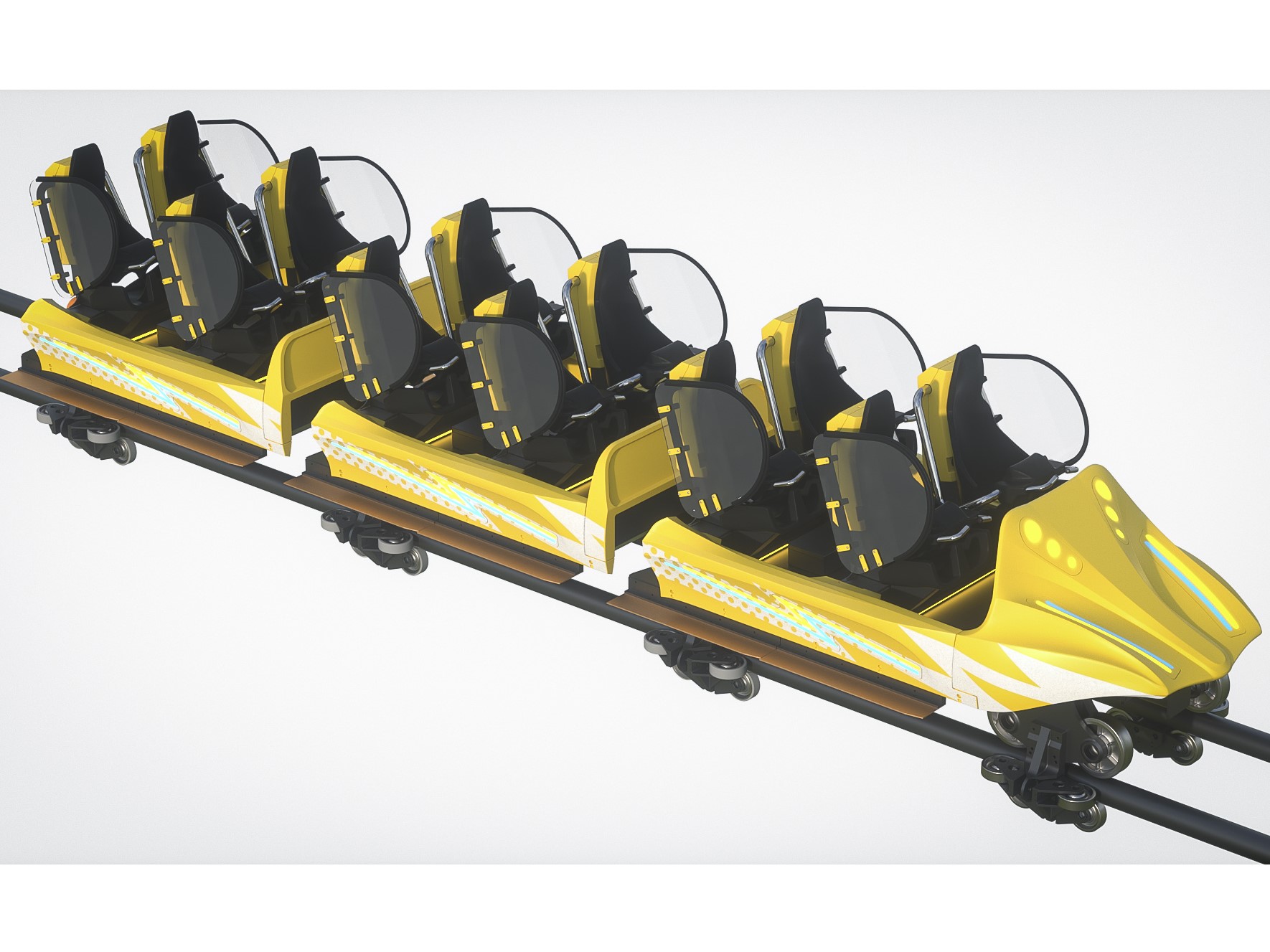 東京ドームシティ アトラクションズ大人気ジェットコースター『サンダードルフィン』新車両登場！座席や背もたれ、安全バーなどの仕様を一新し、夜間LEDライトが点灯2023年4月6日(木) 運行開始