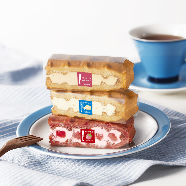 季節限定の「濃いいちご」と「レアチーズ」入り。 季節限定の「濃いいちご」と「レアチーズ」入り。