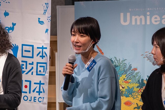 ▲中川めぐみ氏　株式会社ウオー代表取締役