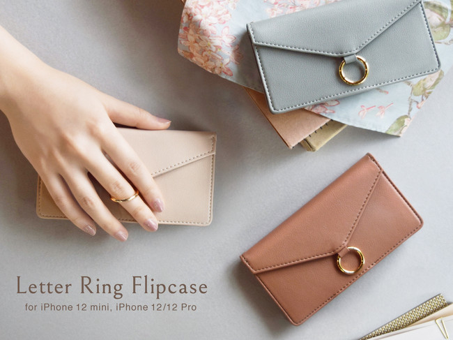 Iphone12 12 Pro 12 Miniケース Unicaseオリジナルのおしゃれなiphoneケース Letter Ring Flipcase が予約販売開始 Cccフロンティア株式会社のプレスリリース