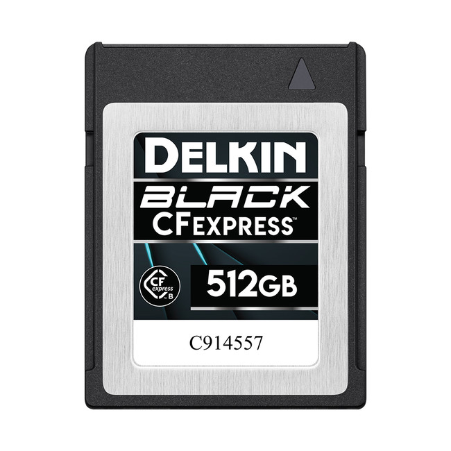 Delkin BLACK CFexpress Type-B 325GB メモリーカード DCFXBBLK325 最低持続書込速度 